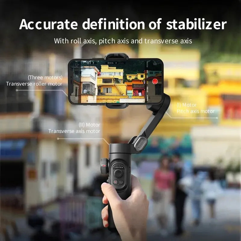 3-Axis Gimbal Stabilizer with AI Face Tracking