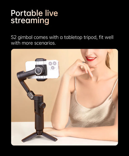 3-Axis Gimbal Stabilizer with AI Face Tracking